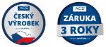 český výrobek, 3 roky záruka